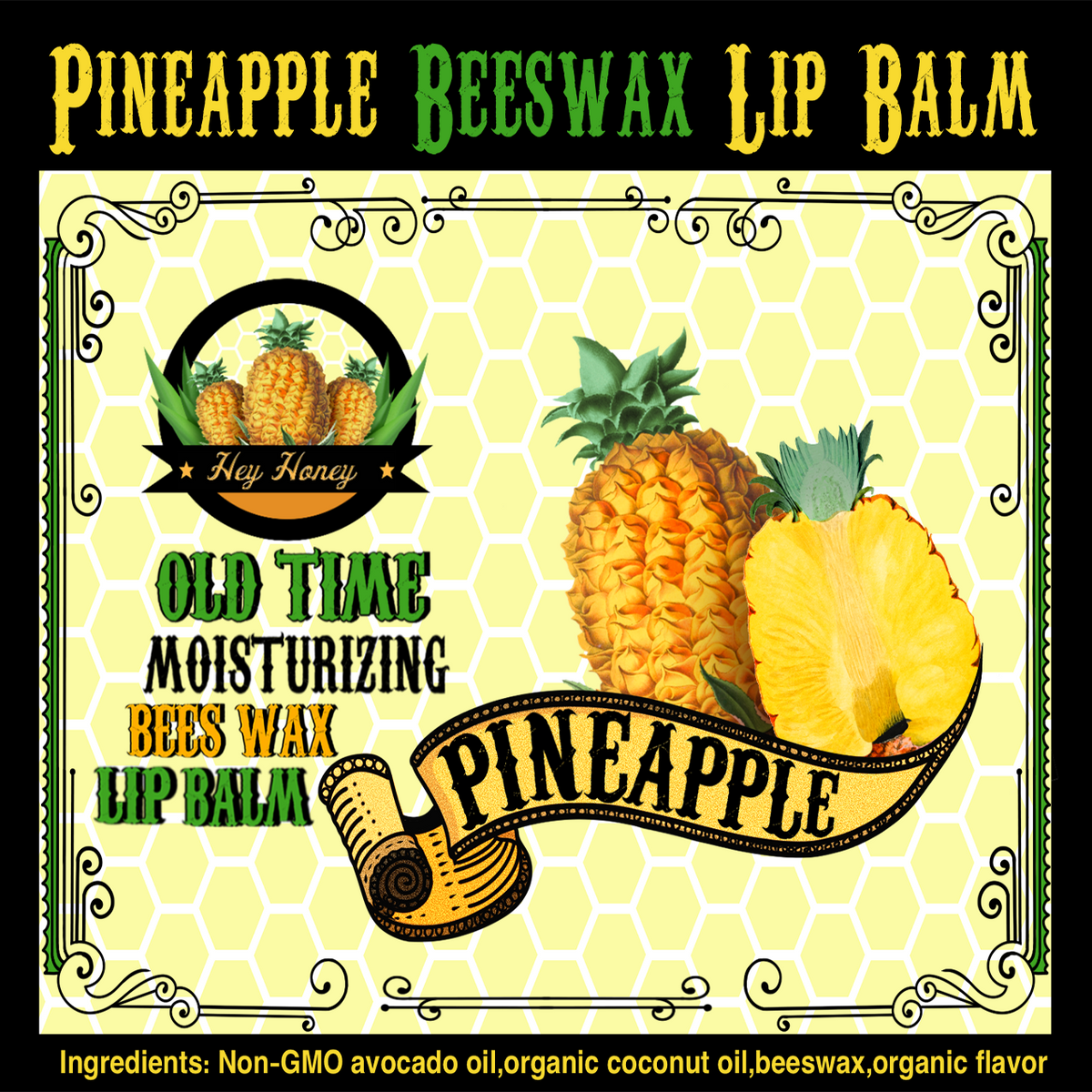 Pineapple Bees Wax Lip Balm –