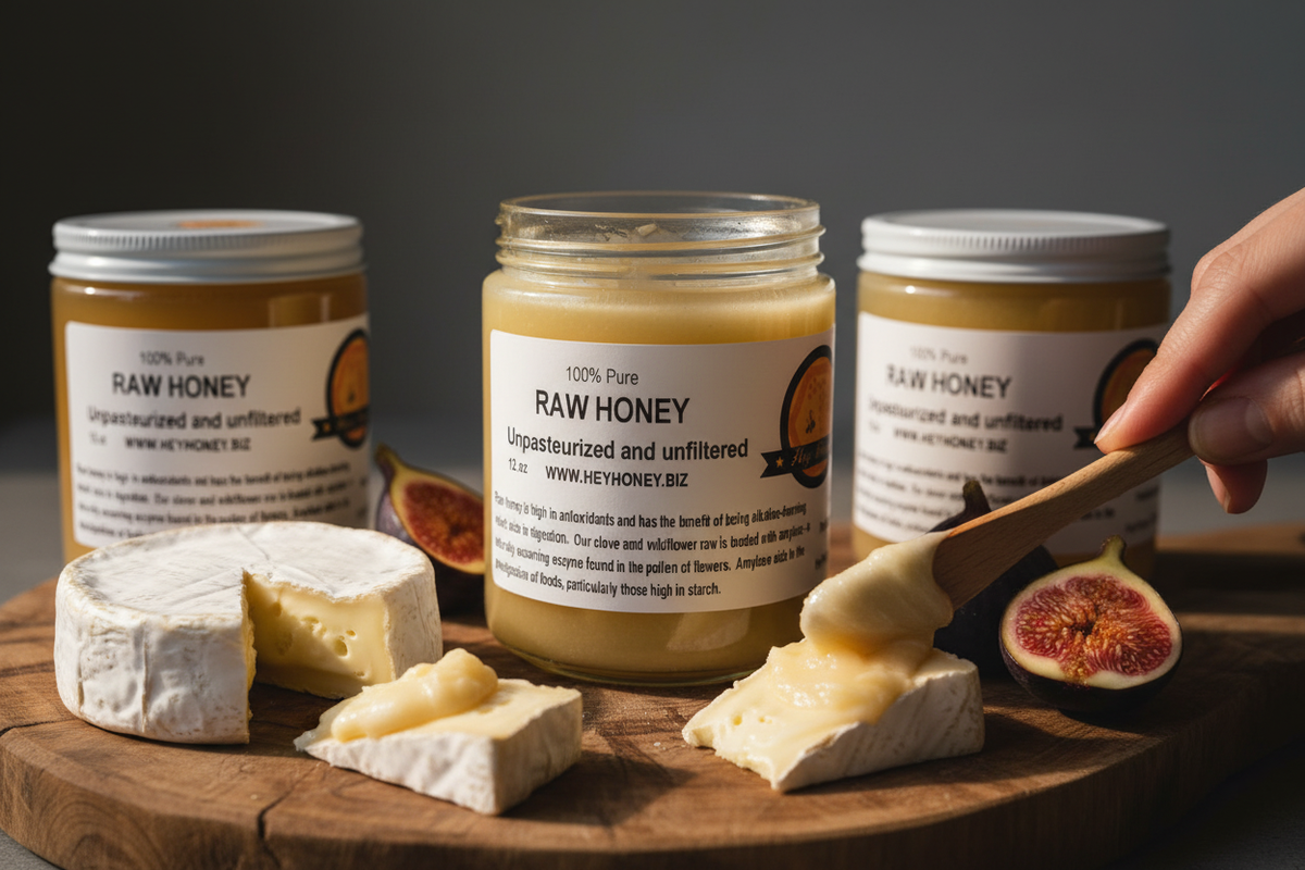 Raw Unfiltered Michigan Honey | Unpasteurized | Natural Allergy