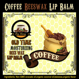 Coffee Beeswax Lip Balm — natural beeswax lip balm with rich coffee flavor | HeyHoney.biz