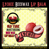 Lychee Beeswax Lip Balm — natural beeswax lip balm with sweet lychee flavor | HeyHoney.biz