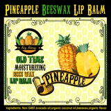 Pineapple Beeswax Lip Balm — natural beeswax lip balm with tropical pineapple flavor | HeyHoney.biz