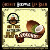 Coconut Beeswax Lip Balm — natural beeswax lip balm with coconut flavor |