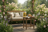 Hey Honey Patio Morning Scene
