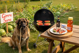 Peach Honey BBQ Watermelon with Leonberger