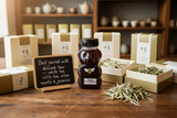 Plum Honey Tea Shop Scene with White Tea