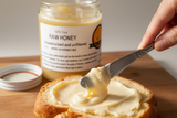 Raw Honey Challah Spread Close-Up